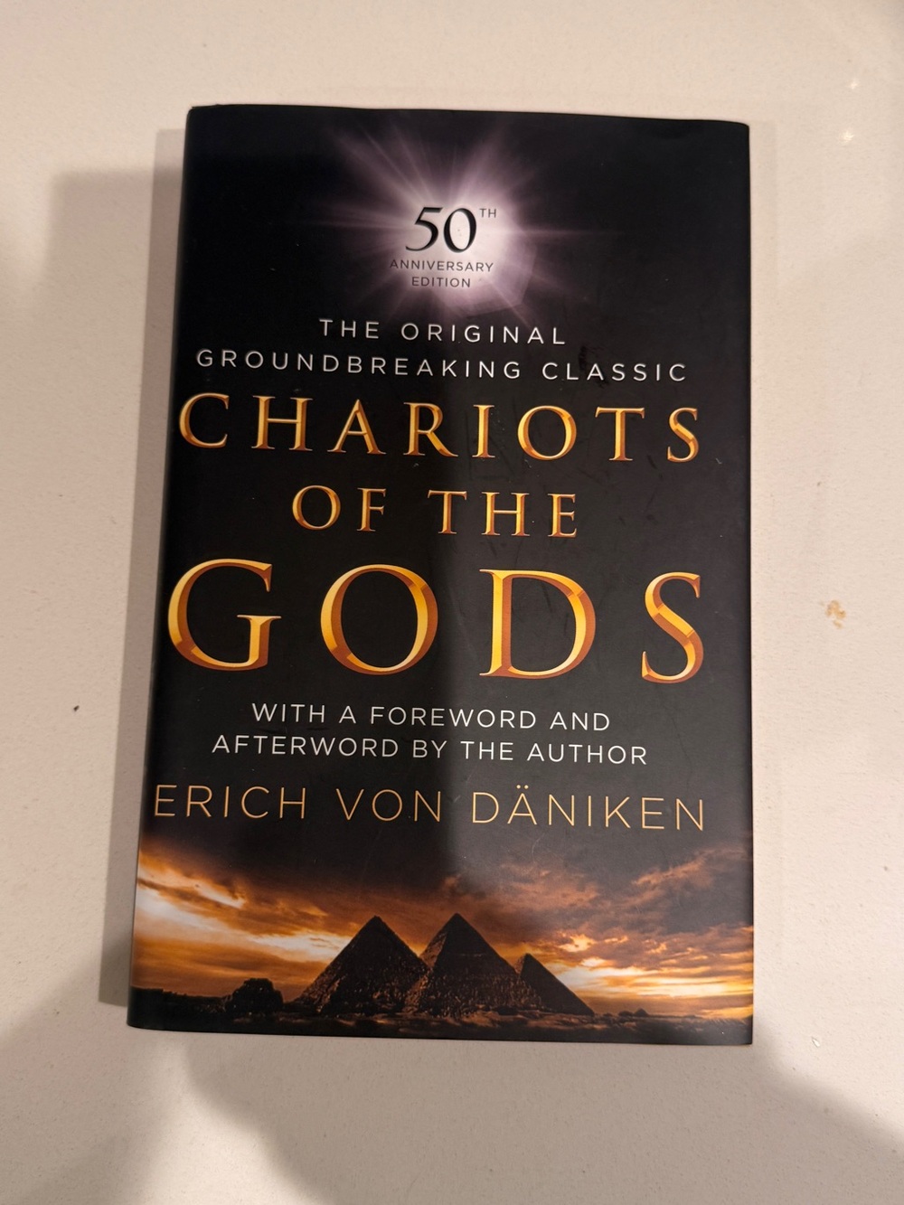 Book Back Cover with Pyramids